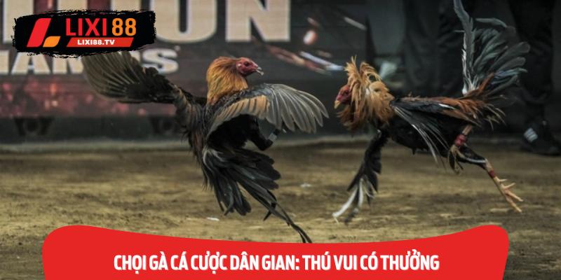 Chọi Gà Cá Cược Dân Gian: Thú Vui Có Thưởng