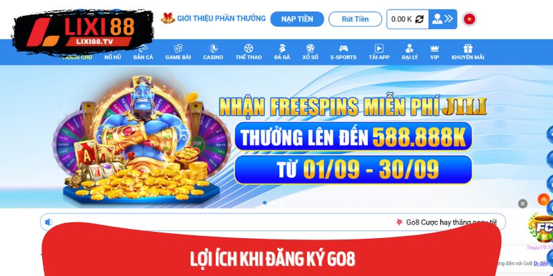 Lợi Ích Khi Đăng ký Go8
